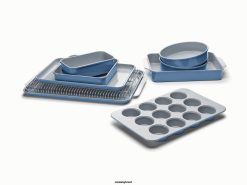 Caraway utensílios de cozinha ardósia conjunto de assadeiras 026H99