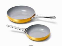Caraway utensílios de cozinha calêndula dupla de frigideiras 026H14