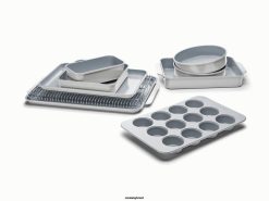 Caraway utensílios de cozinha cinza conjunto de assadeiras 026H100