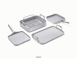 Caraway utensílios de cozinha cinza conjunto de talheres 026H51