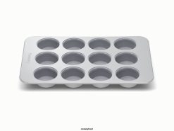 Caraway utensílios de cozinha cinza forma de muffin 026H161