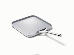 Caraway utensílios de cozinha cinza frigideira quadrada 026H67