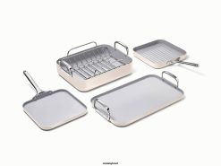 Caraway utensílios de cozinha creme conjunto de talheres 026H49