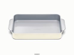 Caraway utensílios de cozinha creme panela retangular 026H167