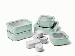 Caraway utensílios de cozinha névoa conjunto de armazenamento de alimentos 026H208
