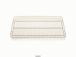Caraway utensílios de cozinha ouro brilhante rack de resfriamento 026H204