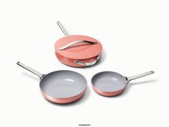 Caraway utensílios de cozinha percota trio de frigideira 026H5